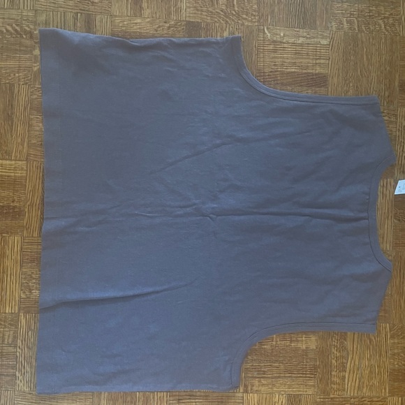 Brown GAP shrunken tank XL NWT - Picture 3 of 7